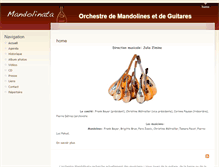 Tablet Screenshot of mandolinata.ch